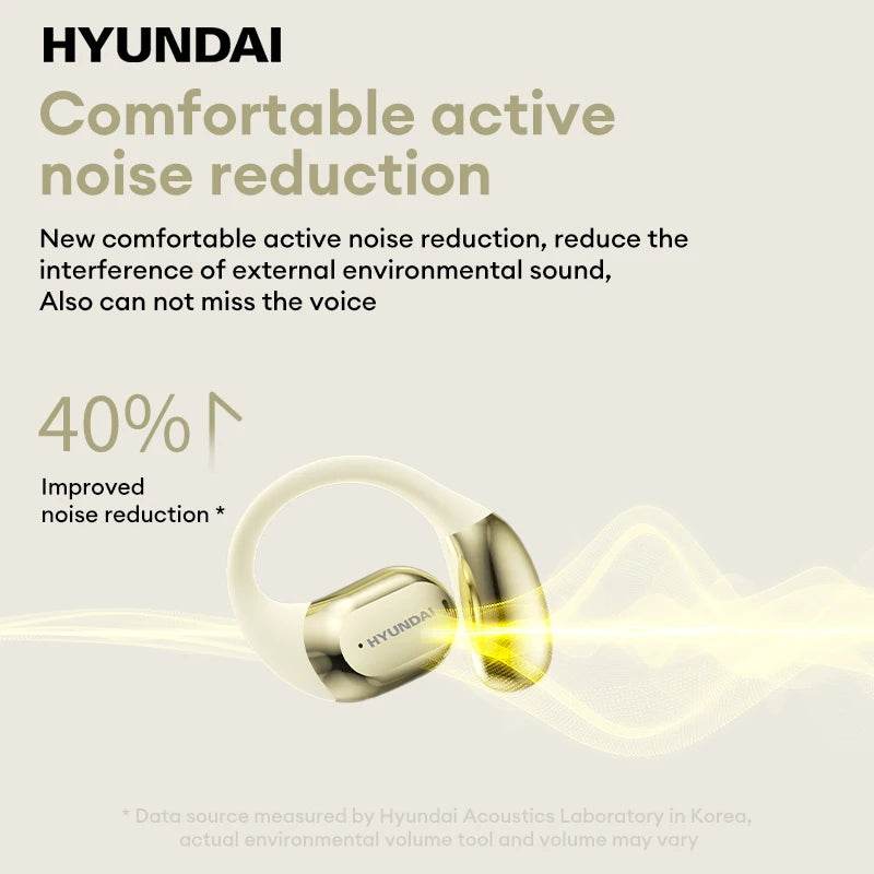 Căști Bluetooth HYUNDAI SpaceY3 Pro cu Mic și Anulare Zgomot - Venduqo