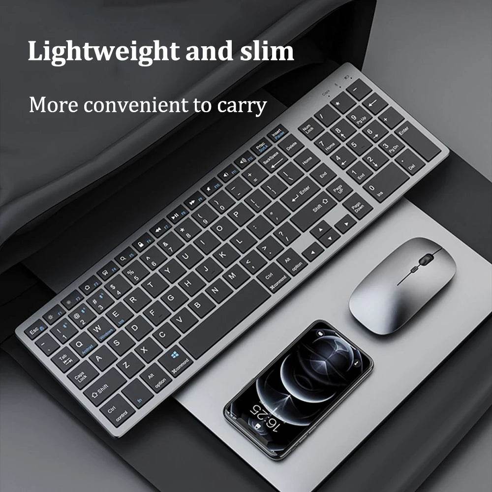 Tastatură Bluetooth Duală 2.4G Wireless, 102 Taste, USB C - Venduqo