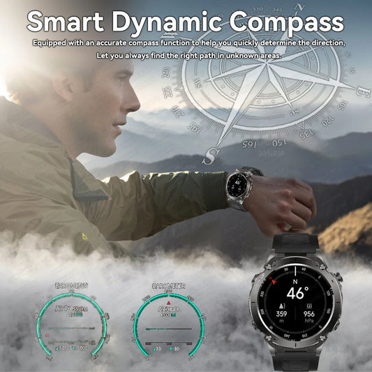 GPS Smartwatch for Adventurers - 1.43" AMOLED Waterproof
