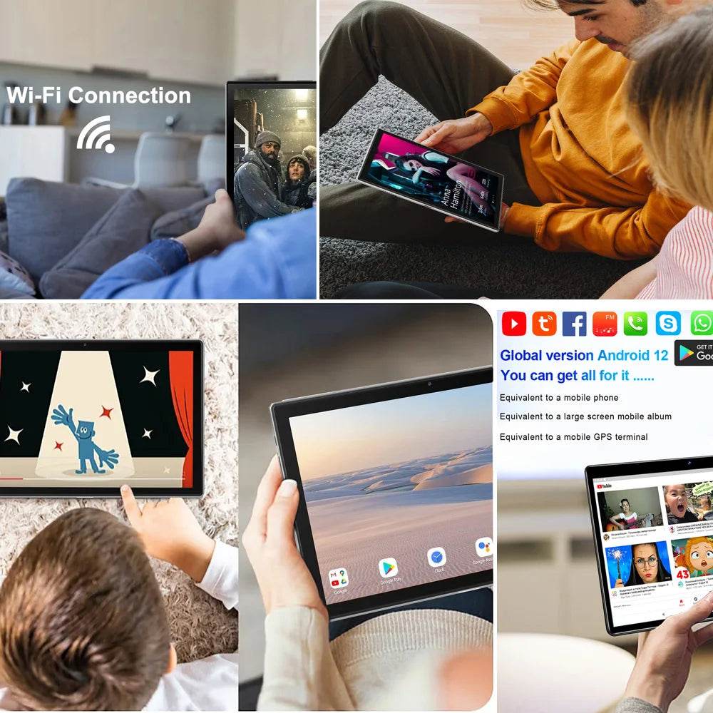 Tablet Android 10.1 Inch Octa Core 6GB RAM 128GB ROM - Venduqo