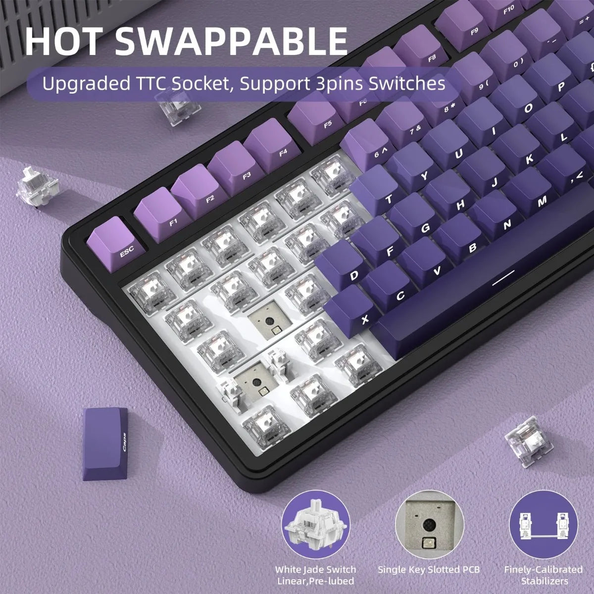 Attack Shark X85 Wireless Mechanical RGB Keyboard
