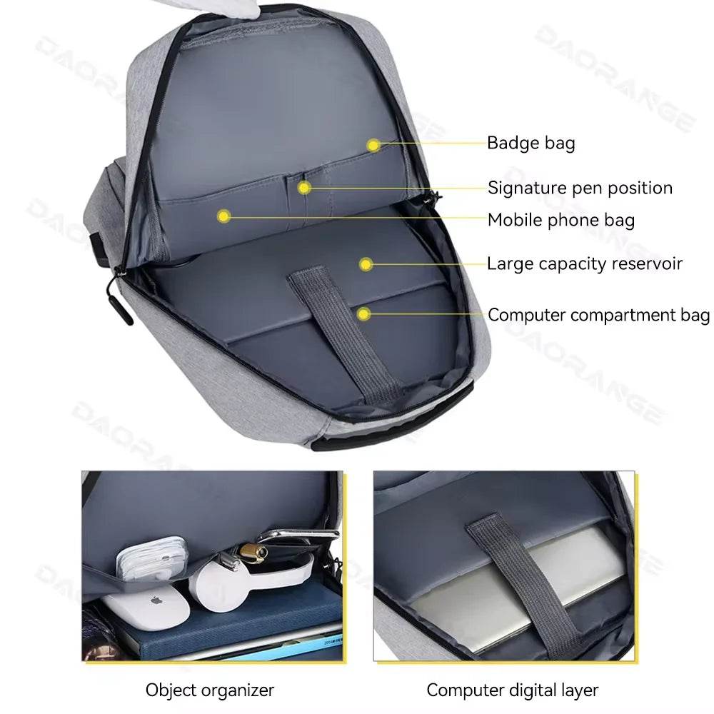 Rucsac Laptop USB pentru Macbook Air Pro, Lenovo, HP, Dell - Venduqo