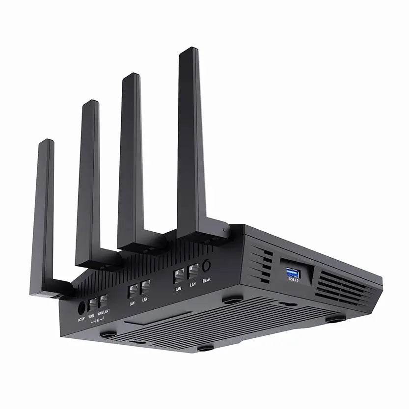 Router GL.iNet Flint 2 (GL-MT6000) cu Wi-Fi 6 - Venduqo