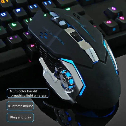 Wireless Rechargeable Gaming Mouse with Bluetooth Connectivity