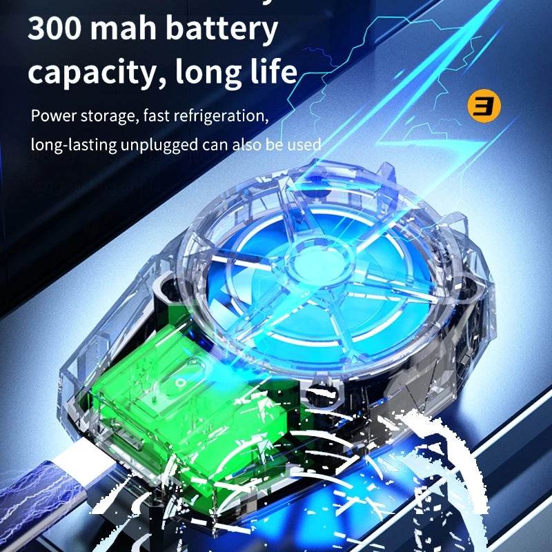 X52 Cooler Wireless pentru Telefon - Ventilator Gaming 300mAh - Venduqo