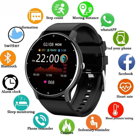 LIGE 2024 Smart Watch – Fitness Tracker for Men & Women
