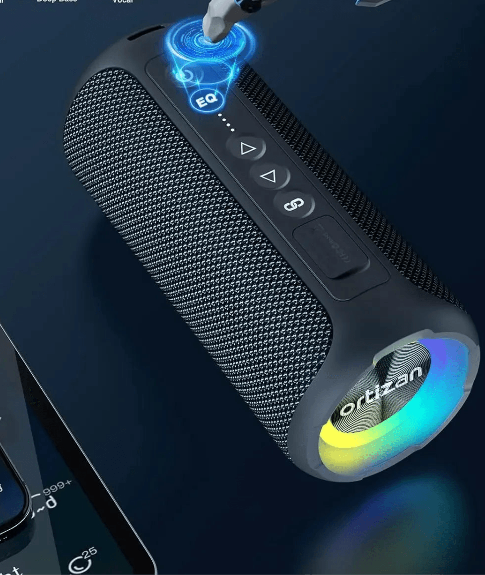 Ortizan 40W Boxe Portabile Bluetooth IPX7 cu Lumini LED - Venduqo