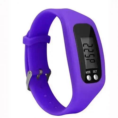 Ceas Digital Pedometer din Silicon pentru Sport - Venduqo