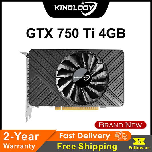 Kinology GTX 750 Ti 4GB GDDR5 Video Card