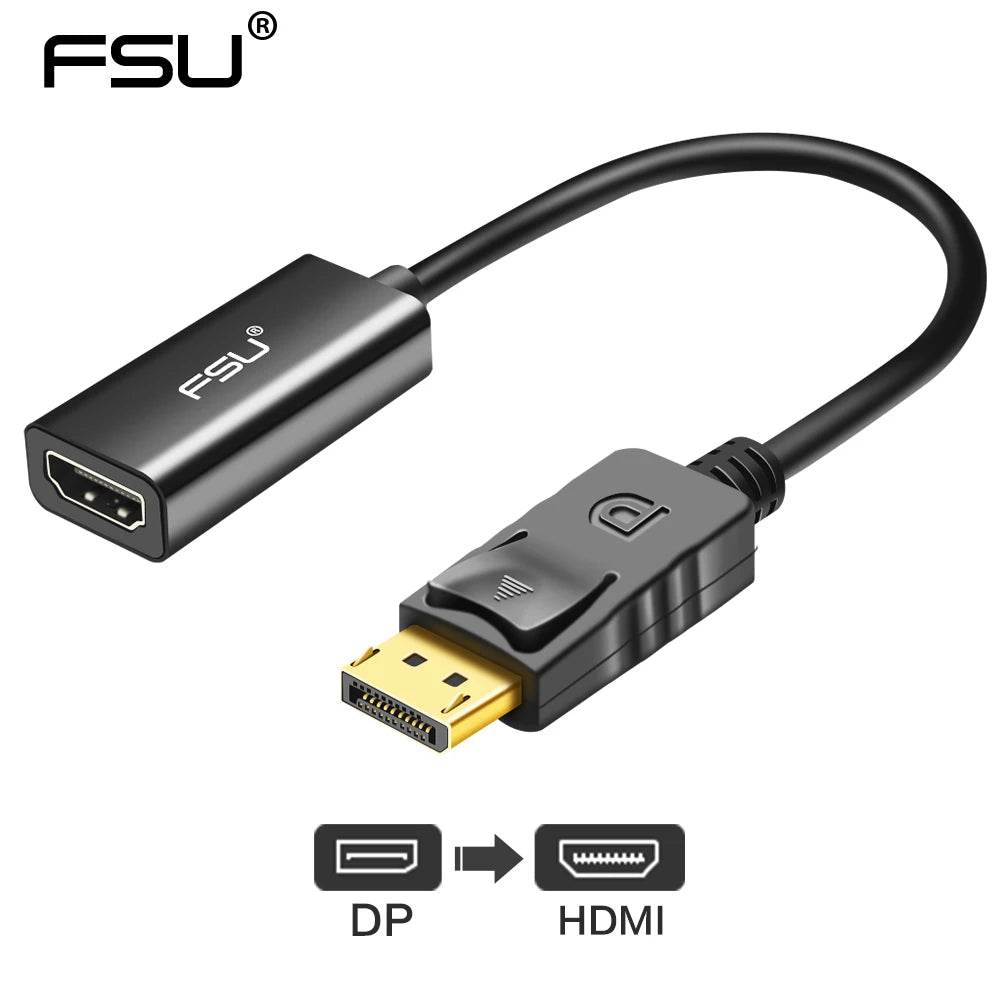 Adaptator DUPILINK DisplayPort DP la HDMI/VGA/DVI 1080P - Venduqo