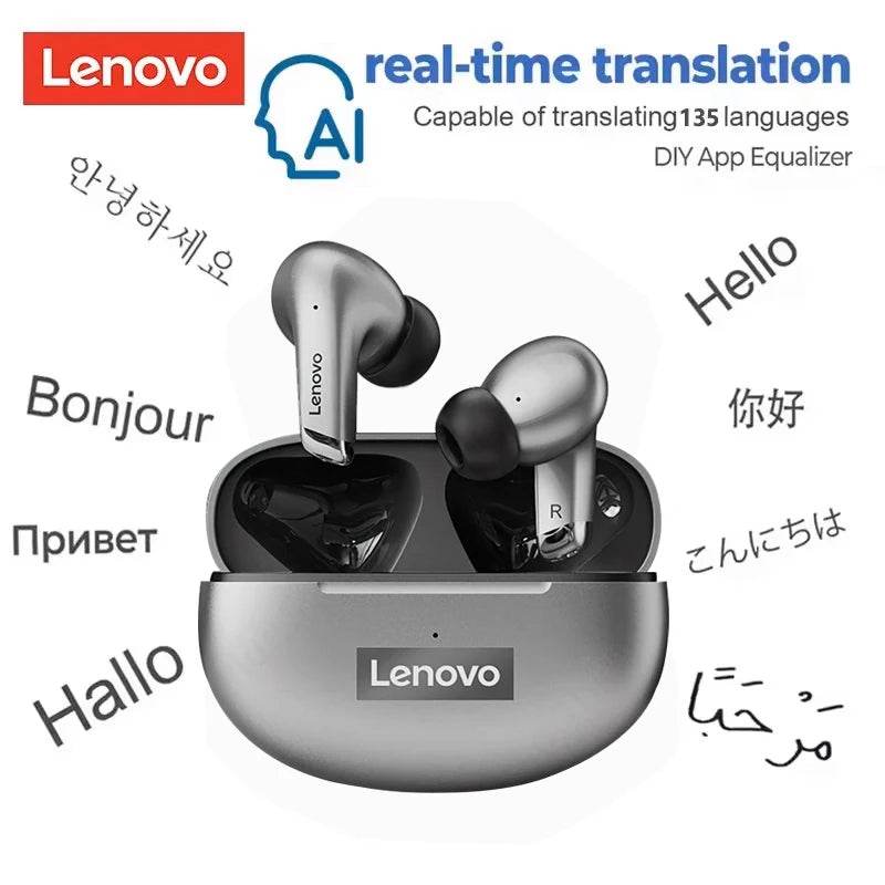 Căști Lenovo LP5 Wireless Bluetooth - Încărcare Rapidă - Venduqo