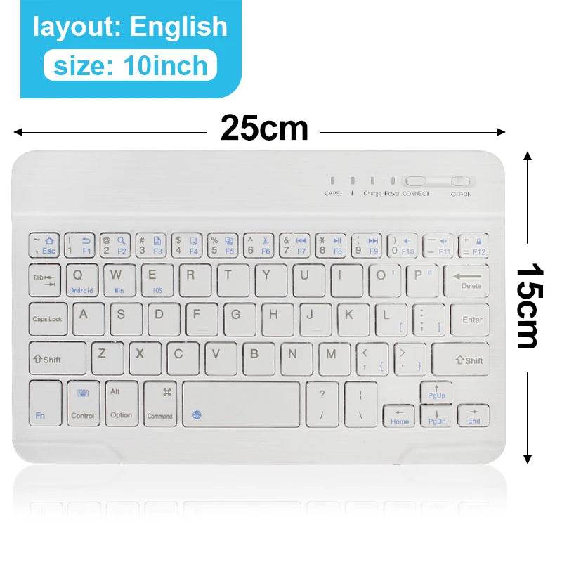 Mini Tastatură Bluetooth RGB Wireless 10 Inch - Venduqo