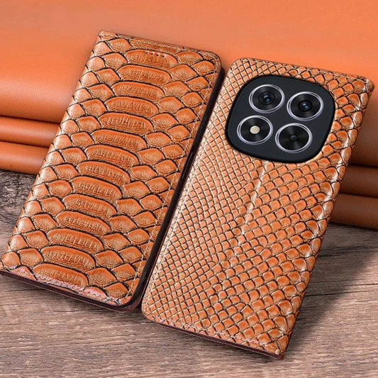 Natural Leather Flip Case for Xiaomi POCO X7/X7 Pro 5G