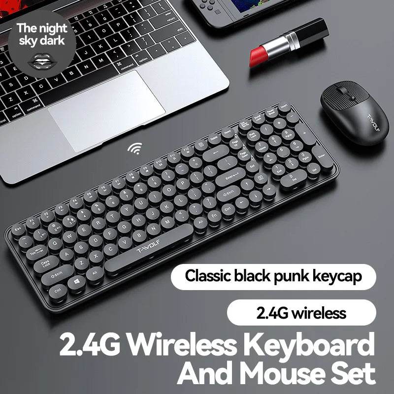 Set Tastatură și Mouse Wireless TF350 USB - Venduqo