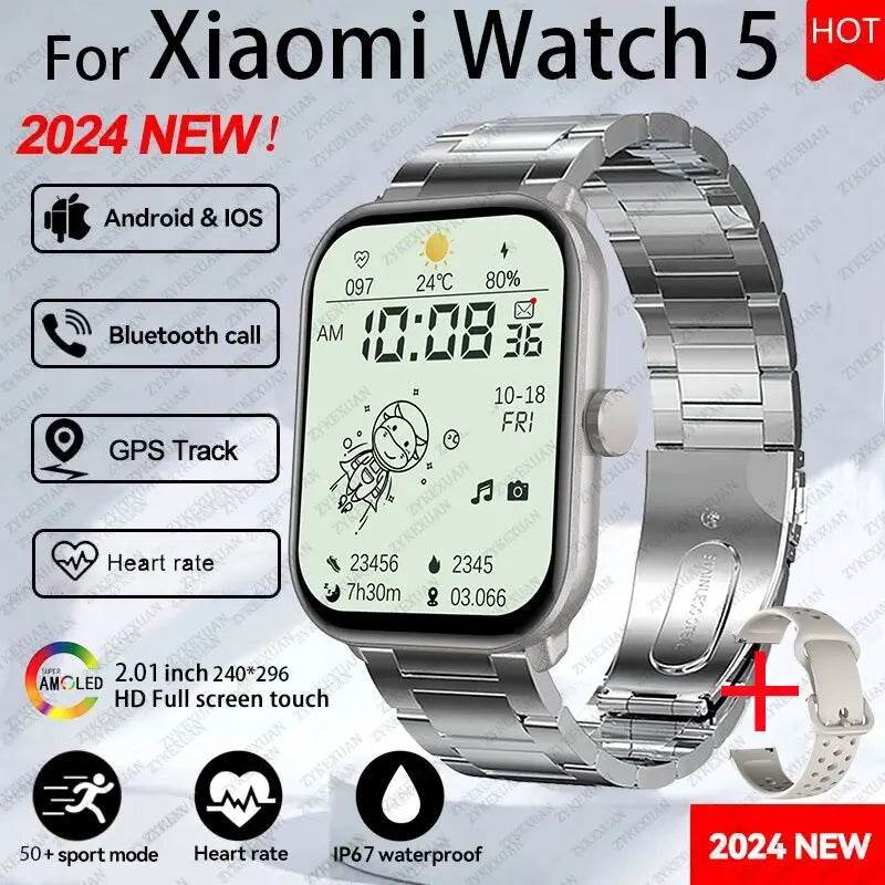Ceas Smart Xiaomi Watch 5 pentru Bărbați și Femei - AMOLED HD - Venduqo