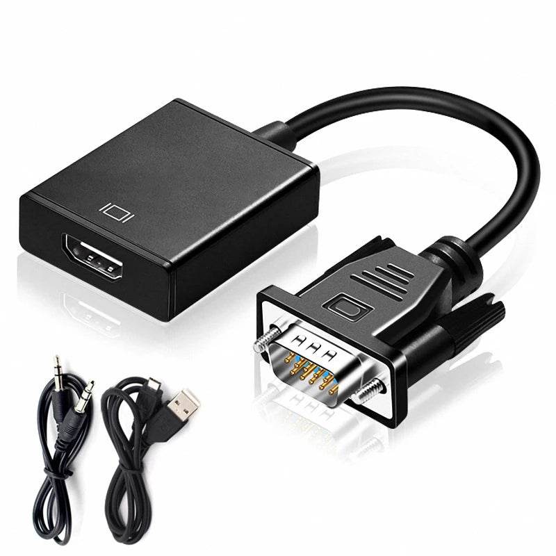 Converter VGA la HDMI 1080P pentru Laptop și Monitor - Venduqo