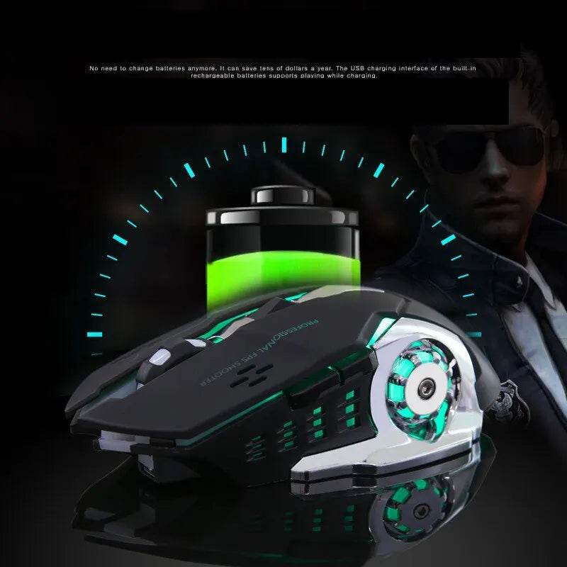 Mouse Wireless Reîncărcabil pentru Gaming - Bluetooth - Venduqo