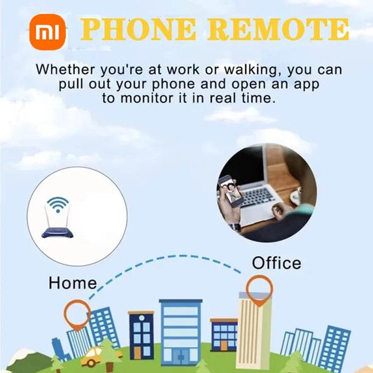 Camera Mini Wireless Xiaomi 1080p cu Viziune de Noapte - Venduqo