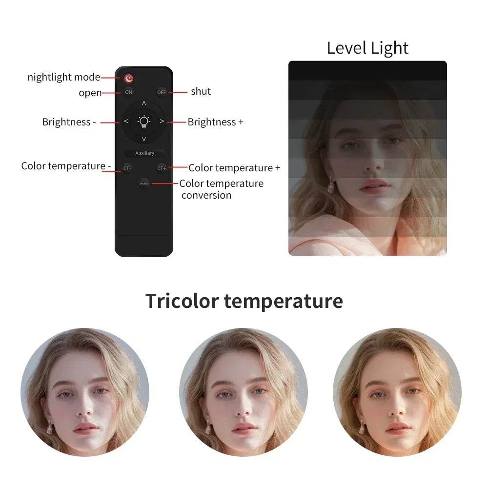 Kit de iluminare cu inel SH de 18 inci cu suport pentru telefon - Venduqo