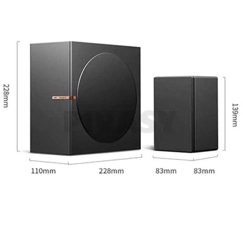 Subwoofer Bluetooth 2.1 cu Difuzor de Bază din Lemn de 8 Inch - Venduqo