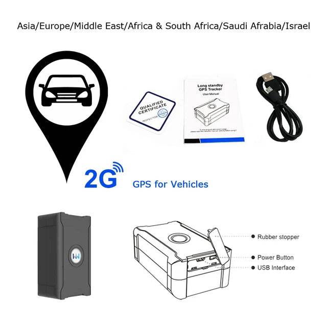 Localizator GPS Turistic 2G 4G Wanwaytech - Venduqo