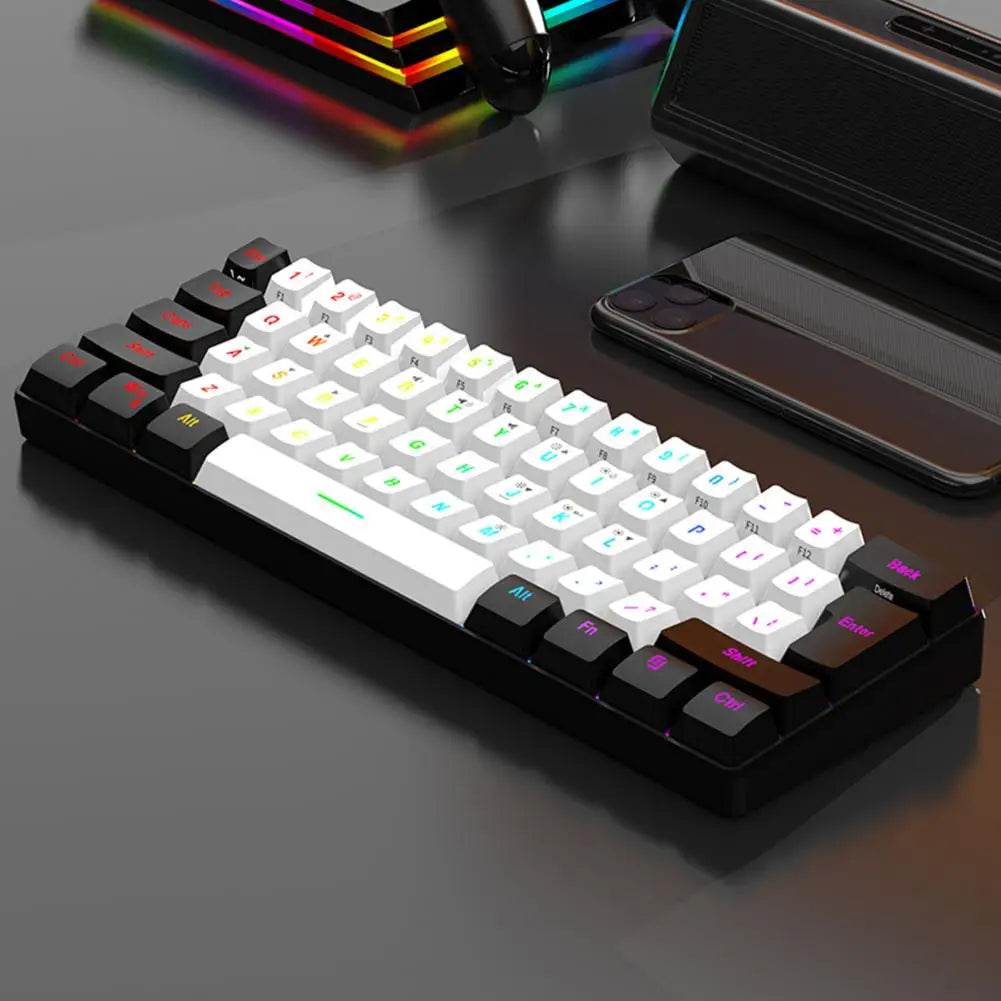 Tastatură Mecanică de Gaming 61 Taste cu Iluminare RGB - Venduqo