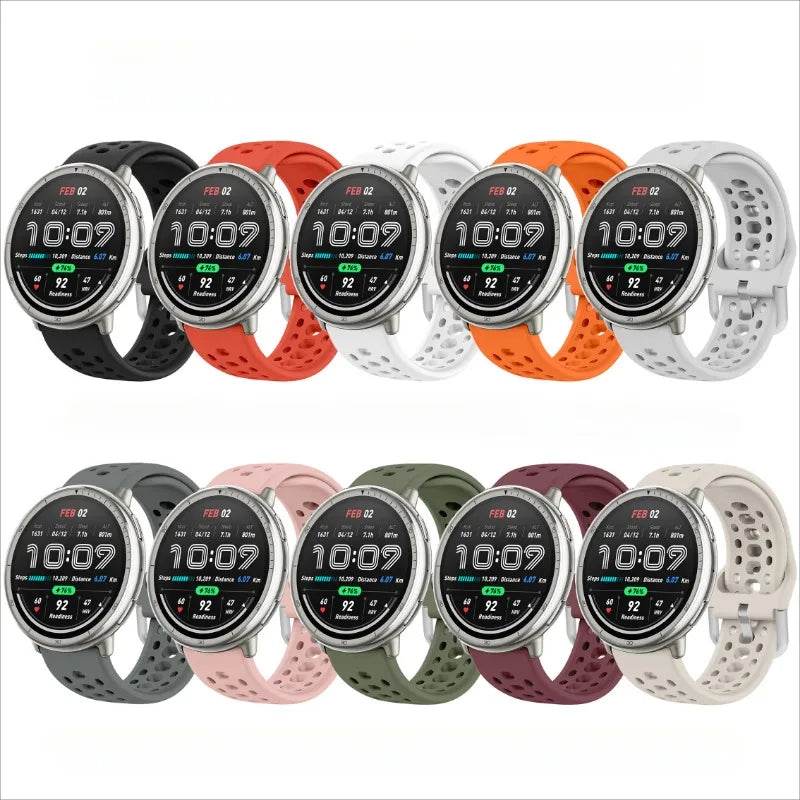 Brățară din Silicon pentru Amazfit Active 2 - Brățară Sport Breathing - Venduqo