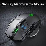 7200DPI USB Wired Ergonomic Mouse with 6 Buttons