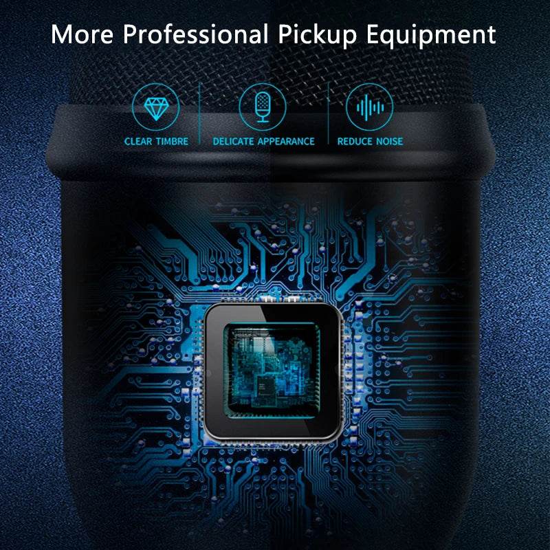 Microfon USB Condensator Profesional pentru PC - Venduqo