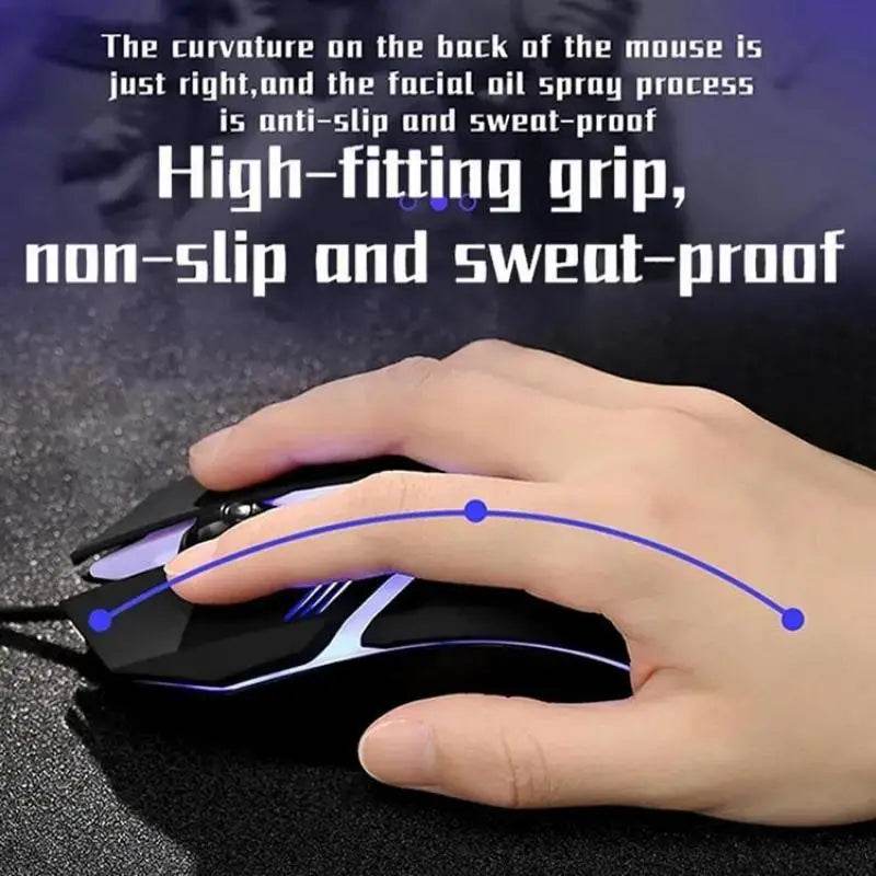 Mouse Gaming Wired LED ITLY M01 pentru PC de Birou - Venduqo