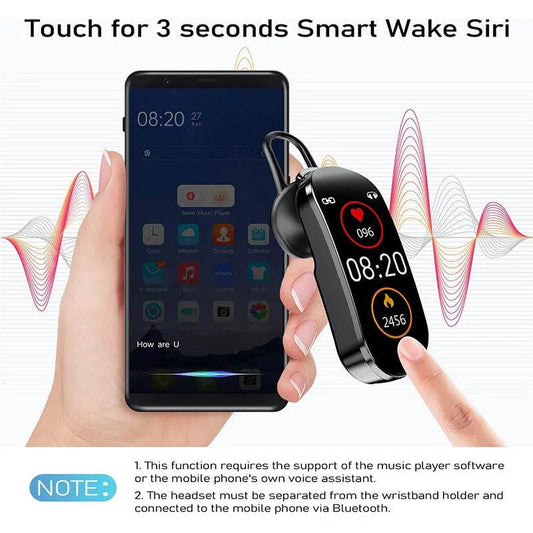 Ceas Smart Fitness cu Căști TWS Bluetooth și Monitor de Sănătate - Venduqo