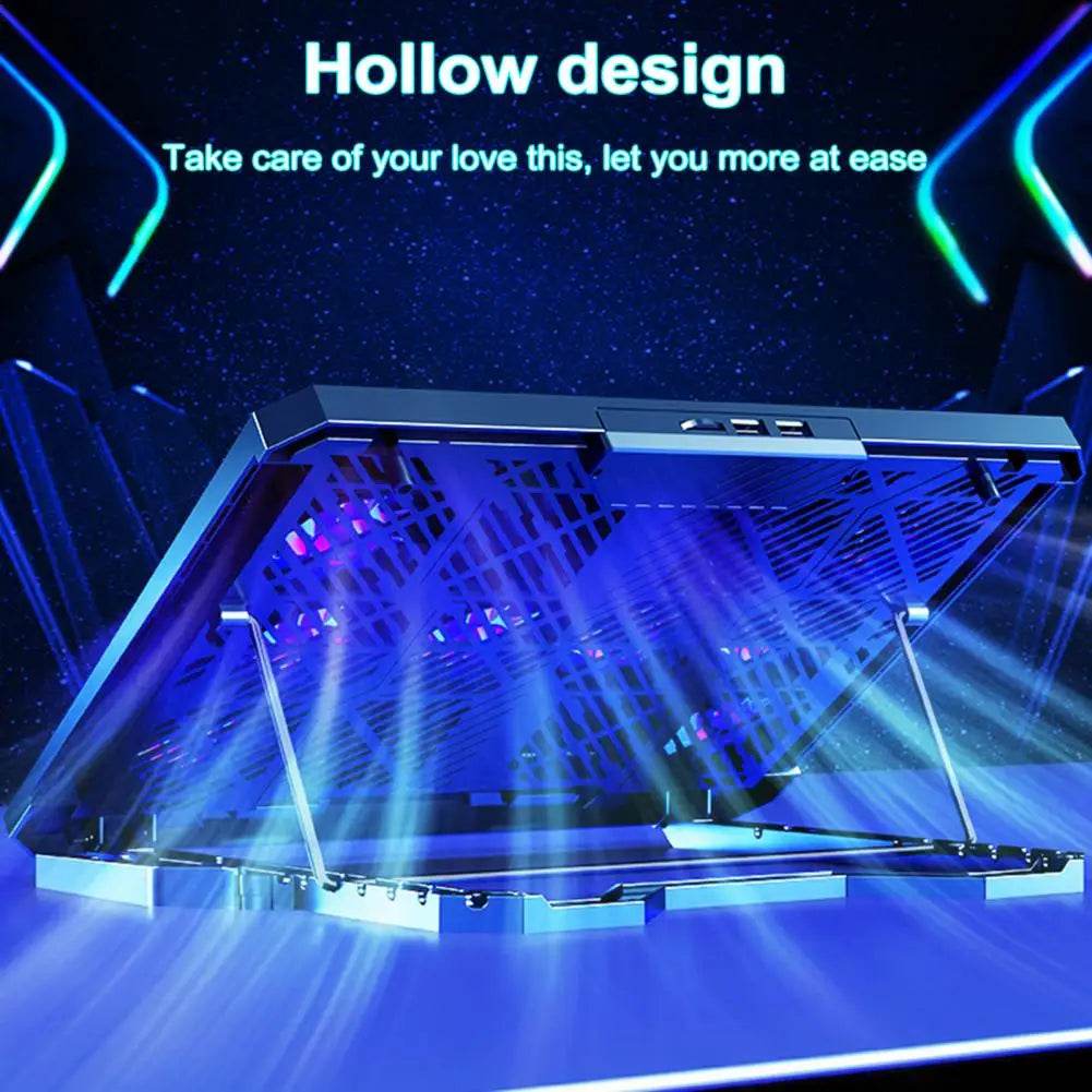 Răcitor Laptop cu Design Mesh, Pad Ajustabil cu 8 Ventilatoare - Venduqo