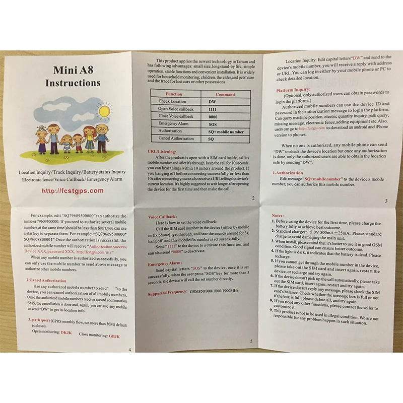 Mini A8 Localizator Tracker GSM pentru Mașini, Copii și Pisici - Venduqo