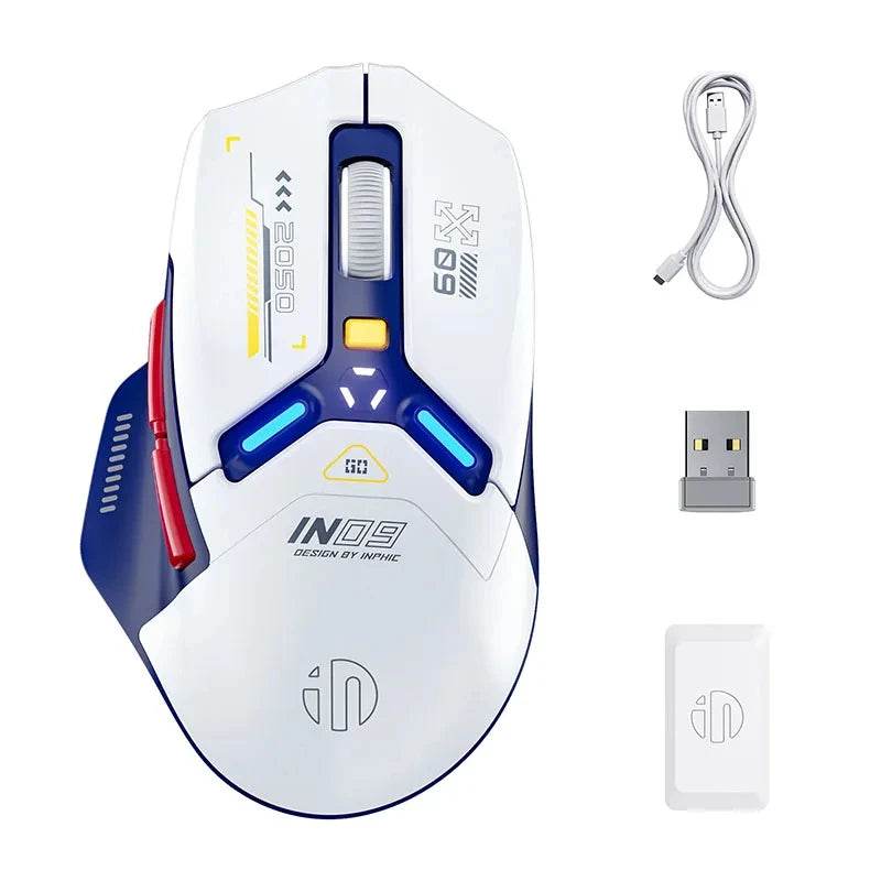 Mouse Wireless Gaming Inphic IN9 Ergonomic Bluetooth RGB - Venduqo