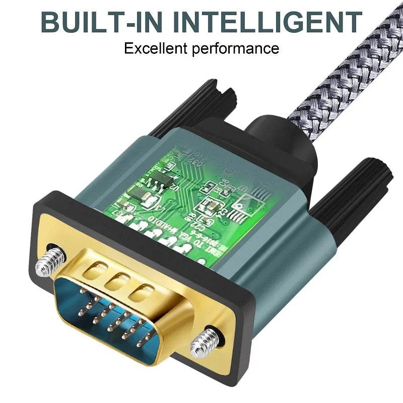 Cablul HDMI la VGA Lungfish, placat cu aur, împletit - Venduqo