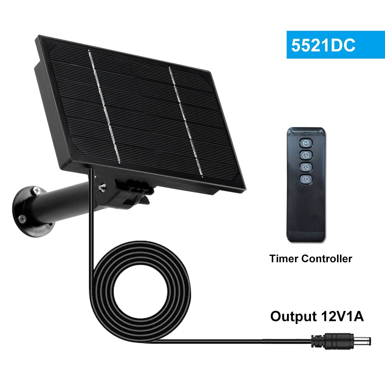 Panou Solar 4W Exterior IP66 cu Cablaj de 2m si USB Type-C - Venduqo