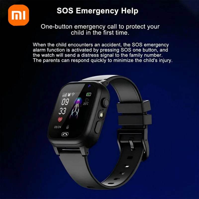 Xiaomi Kids Smartwatch 4G cu GPS SOS pentru Copii - Venduqo