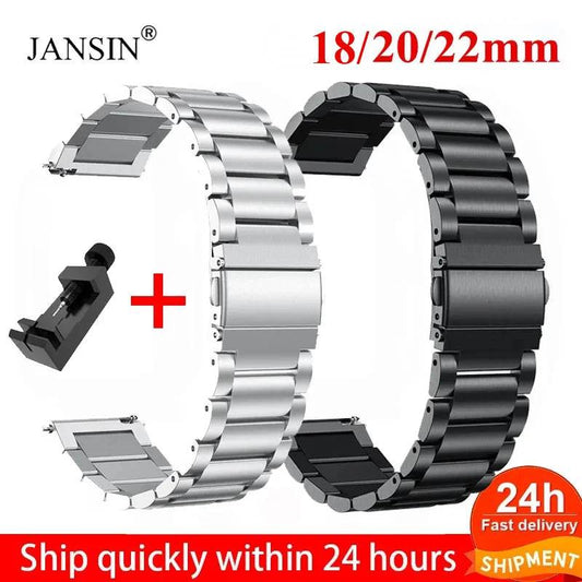 Stainless Steel Bracelet for Samsung Galaxy & Huawei Watches