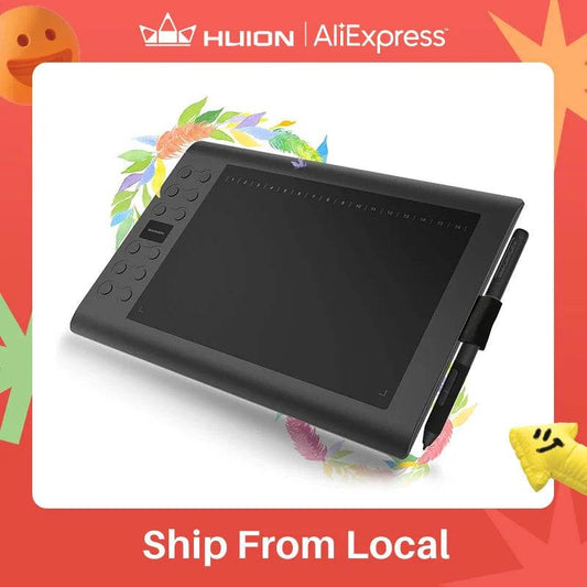 GAOMON M106K PRO 10" Graphics Tablet with Battery-Free Pen