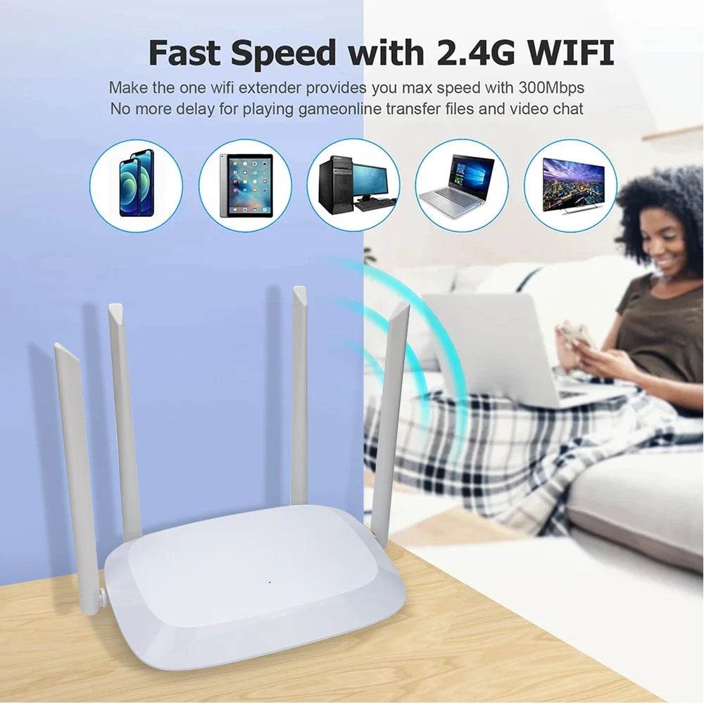 Router Wireless WiFi Dual Band 1200Mbps cu 4 Antene - Venduqo