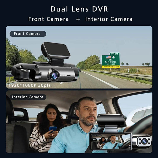 Camera Auto DVR Dual Lens FHD 1920*1080P - Venduqo