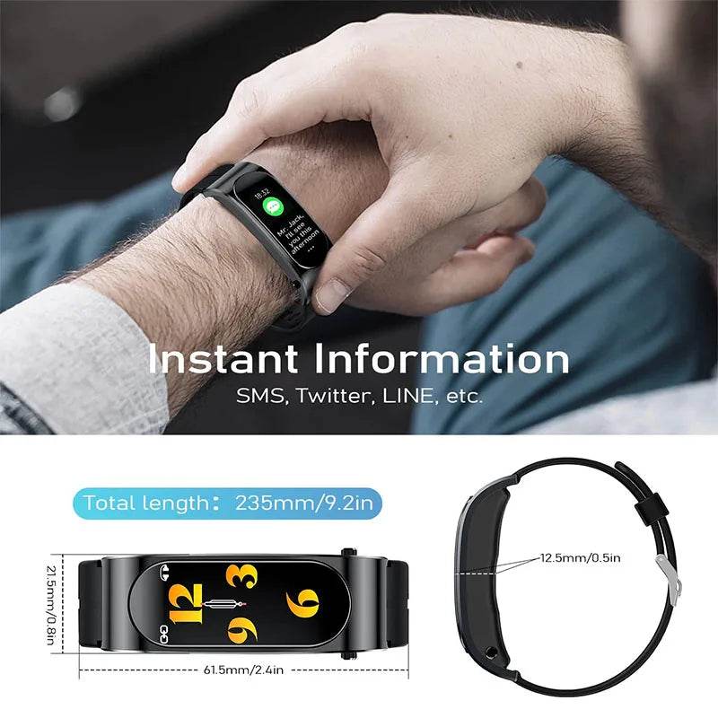 Ceas Smart Fitness cu Căști TWS Bluetooth și Monitor de Sănătate - Venduqo