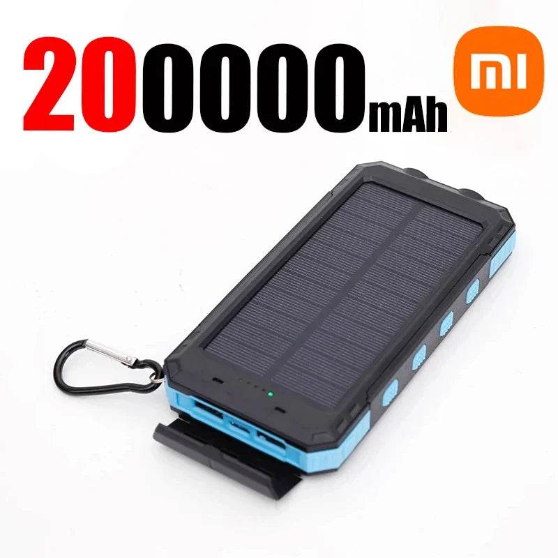 Power Bank Solar Xiaomi 200000mAh cu Lampa LED - Venduqo