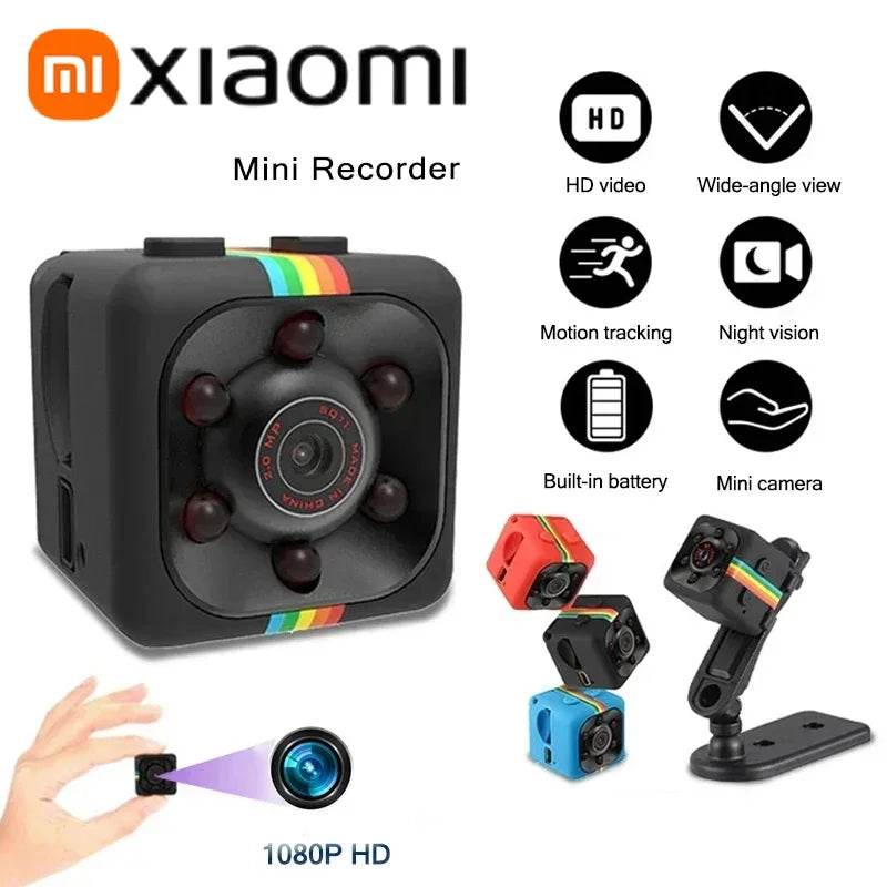 Cameră Mini Xiaomi 1080P Wifi - Video HD, Detector de Mișcare, Viziune Nocturnă - Venduqo