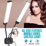 LED Flexible Lamp with Dual Arms Bi-Color