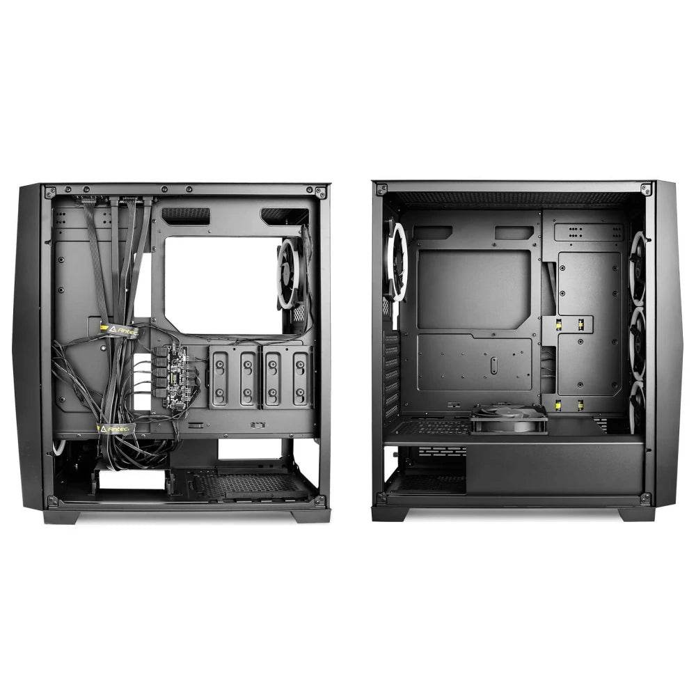 Carcasa PC Antec DF800 FLUX ATX cu Geam Temprat și 5 Ventilatoare - Venduqo