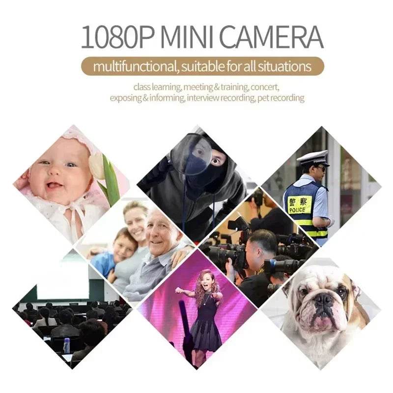 Cameră Mini Xiaomi 1080P Wifi - Video HD, Detector de Mișcare, Viziune Nocturnă - Venduqo
