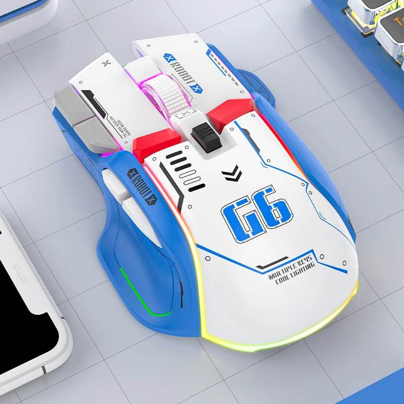 Mouse Gaming Wireless RGB Bluetooth 2.4G 12 Butoane - Venduqo