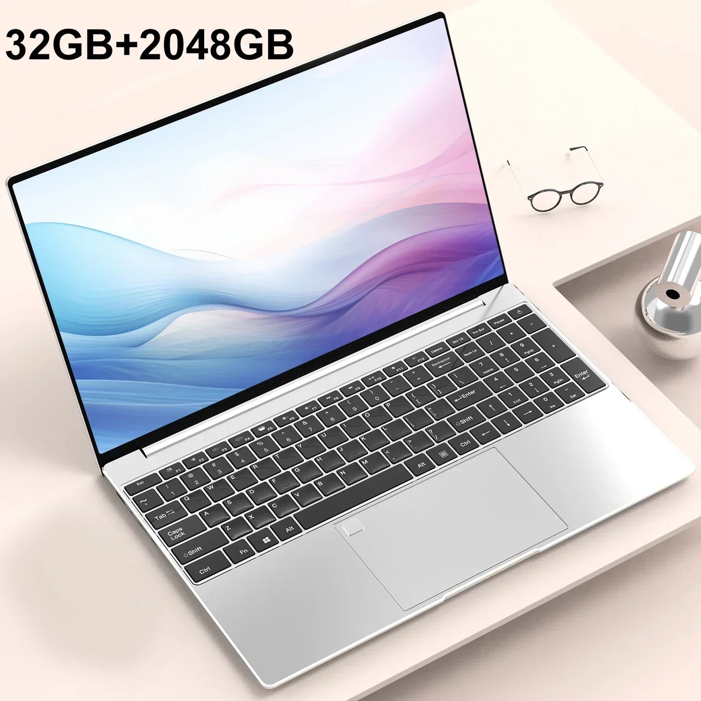 15.6" Portable Laptop - 32GB RAM, 2TB SSD, Windows 11