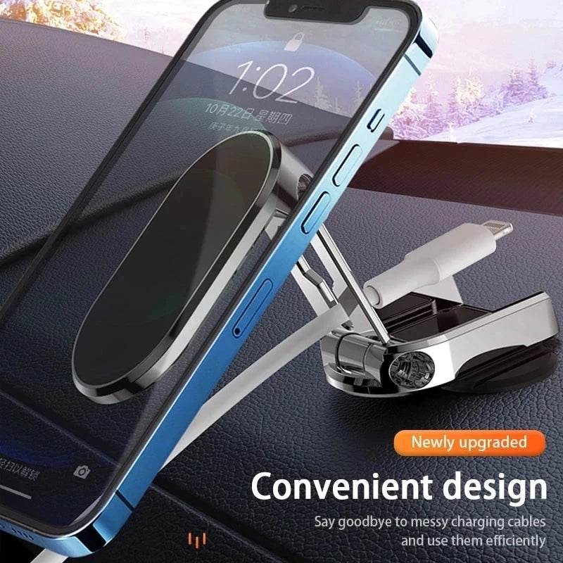 Suport Telefon Magnetic pentru Mașină cu Braț Reglabil - Venduqo
